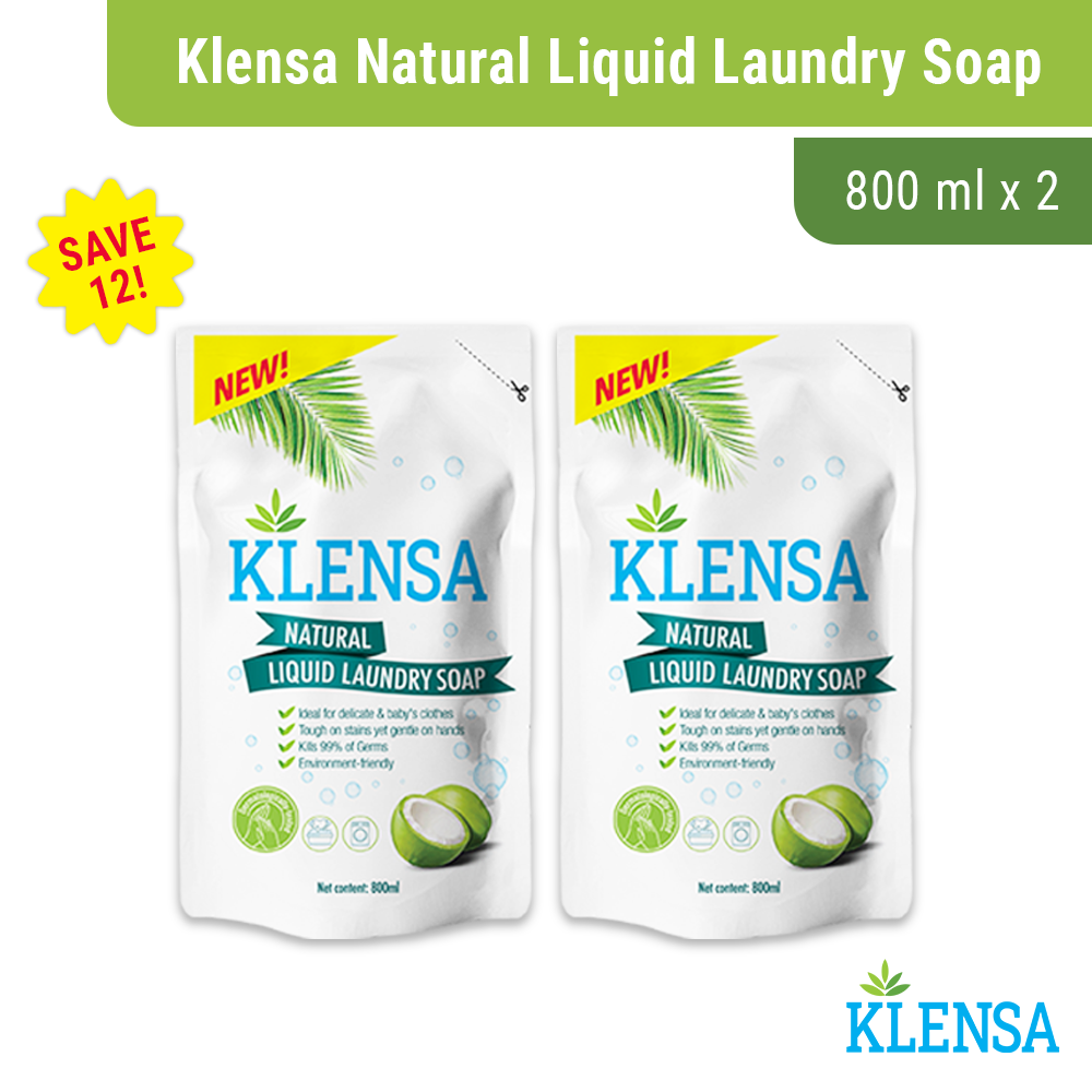 Klensa Liquid Laundry Soap - 800ml Duo